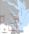 Locator map with boxes